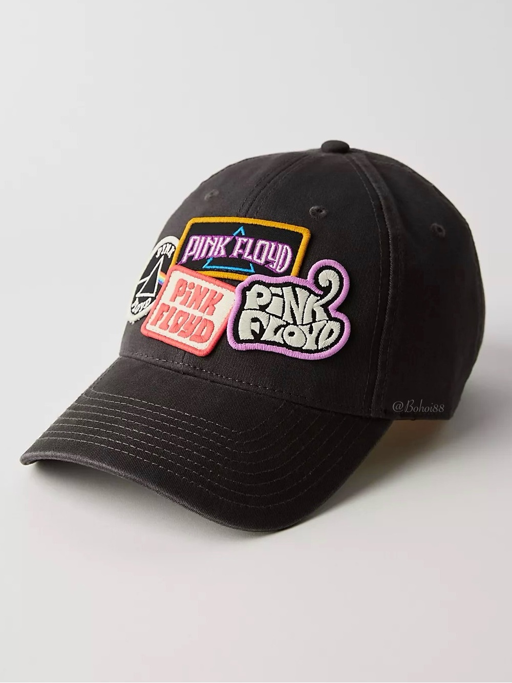 NWT Free People Pink Floyd Patched Baseball Hat